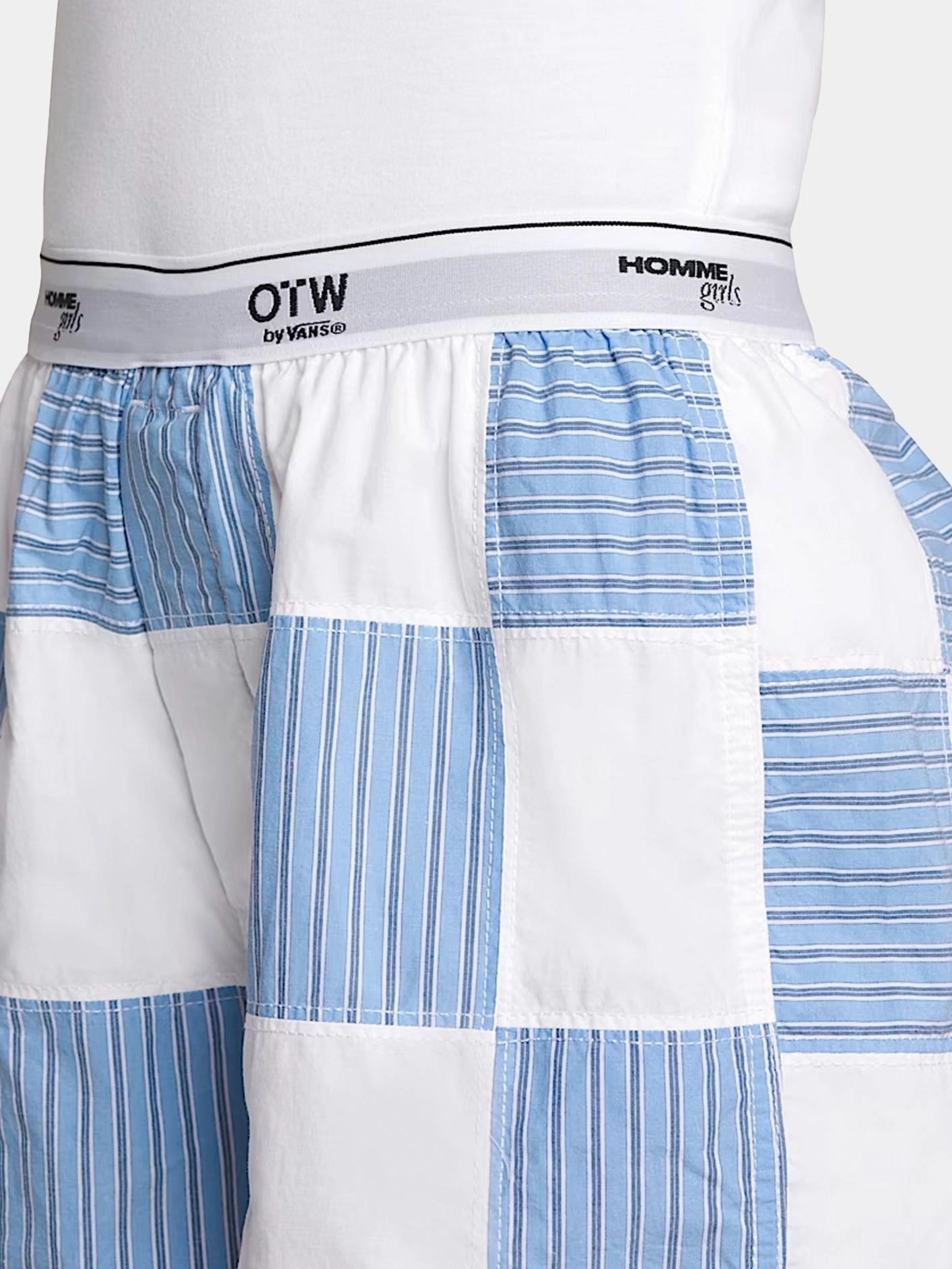 Urban Quick Step OTW Homme Girls Patchwork Boxer Short "Azurine"