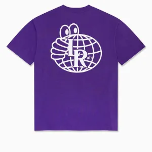 Vacation Rentals Last Resort AB Atlas Monogram T-Shirt - Heliotrope/White Stylish Outfits