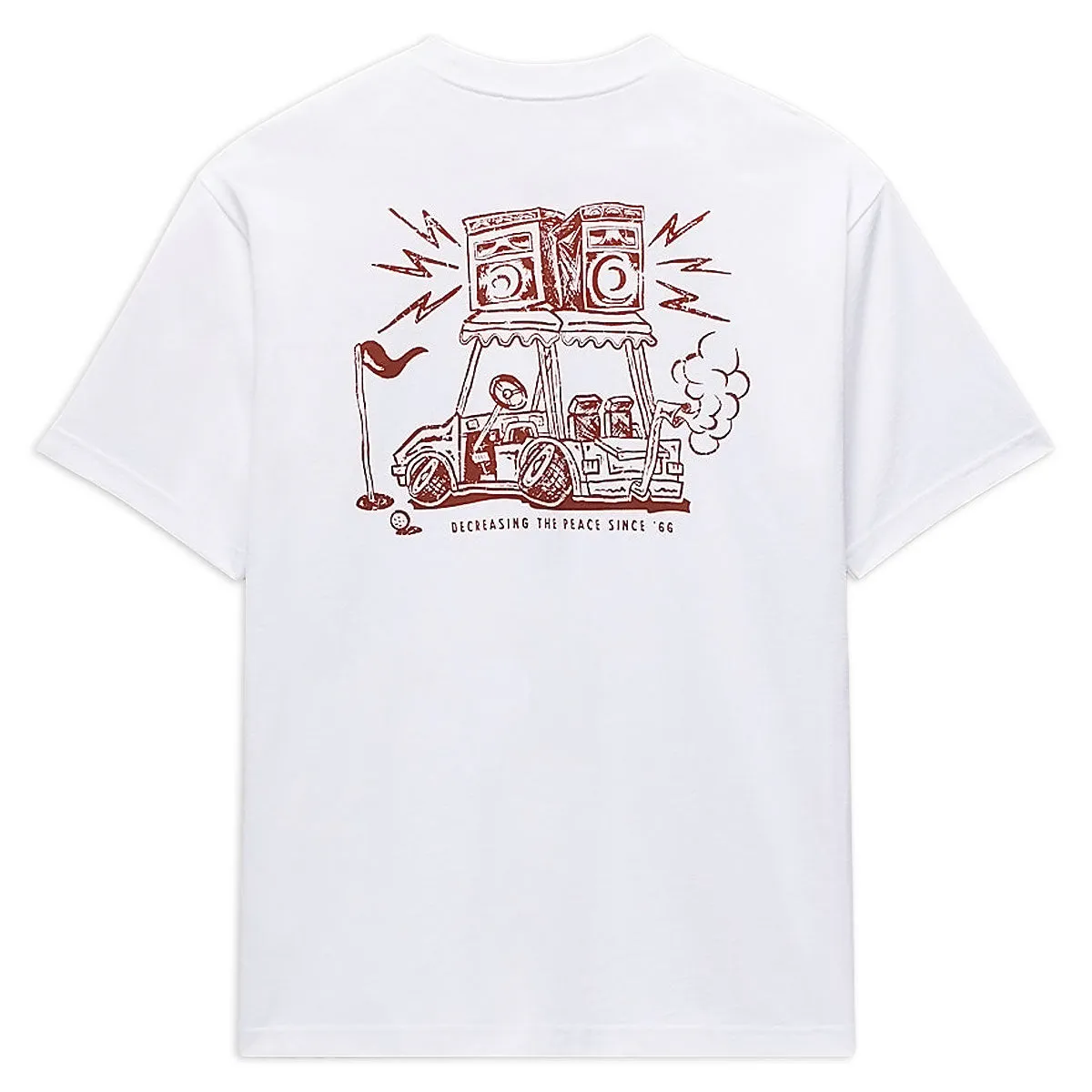 Vans Boom Cart T-Shirt - White Tools Aviation