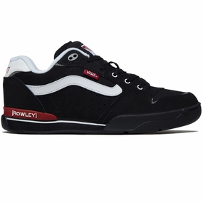 Vans Rowley XLT Shoes - Black/White/Red Tickets Fashion Inspiration