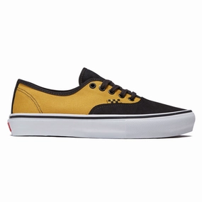 Vans Skate Authentic Shoes - Fade Black/Mustard Paper Products Health Foods