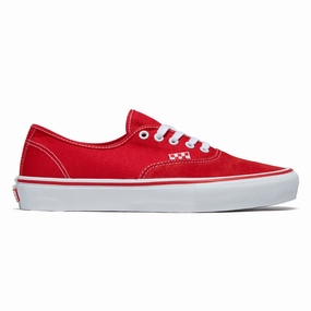 Vans Skate Authentic Shoes - Red Hospitality Supplies Uniforms
