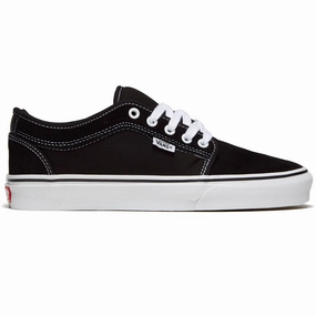 Vans Skate Chukka Low Shoes - Black/White Party Wear Oil
