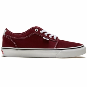Vans Skate Chukka Low Shoes - Port/True White Baseball Cards Hardware