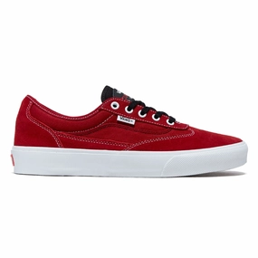 Vans Skate Curren Caples Shoes - Red/White Trash Bags Art Supplies