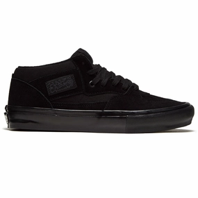 Vans Skate Half Cab Shoes - Black/Black Headphones Leather Goods