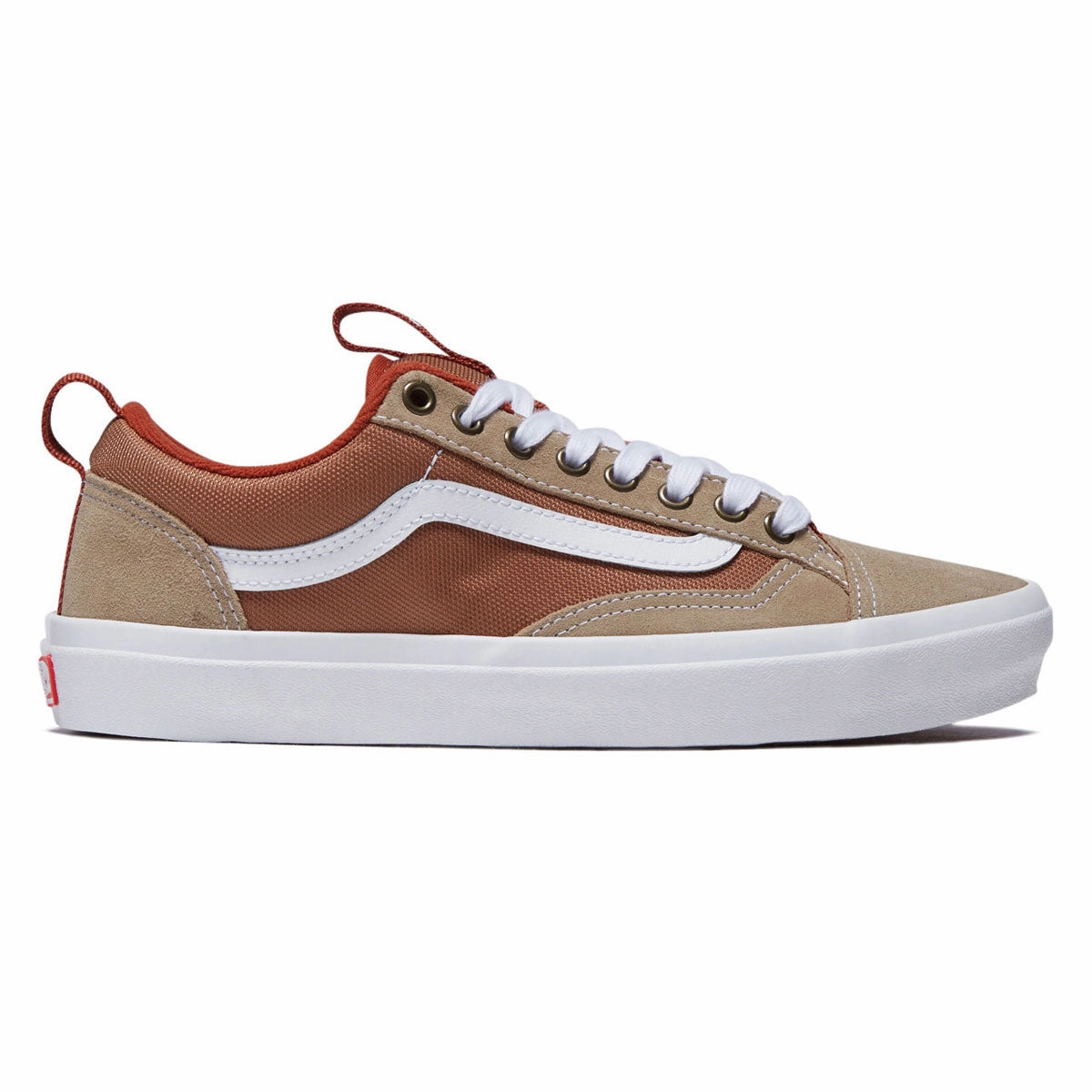 Vans Skate Old Skool 36  Shoes - Khaki/Burnt Orange Soap Maps