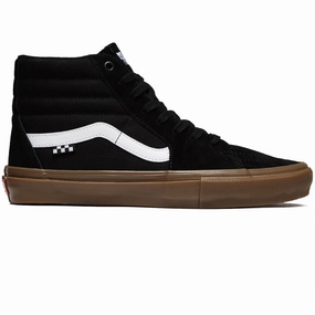 Vans Skate Sk8-hi Shoes - Black/Gum Plants Health Monitors