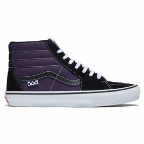 Vans Skate Sk8-Hi Shoes - Purple/Black Apparel & Footwear Uniforms