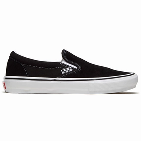 Vans Skate Slip-on Shoes - Black/White Coats Rompers