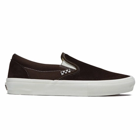 Vans Skate Slip-On Shoes - Chocolate Brown Fertilizers Balloons