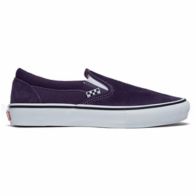 Vans Skate Slip-On Shoes - Purple/Black Comfortable Essentials Tours