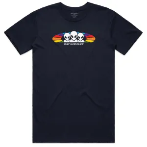 Vegan Alien Workshop Spectrum T-Shirt - Navy Pokmon