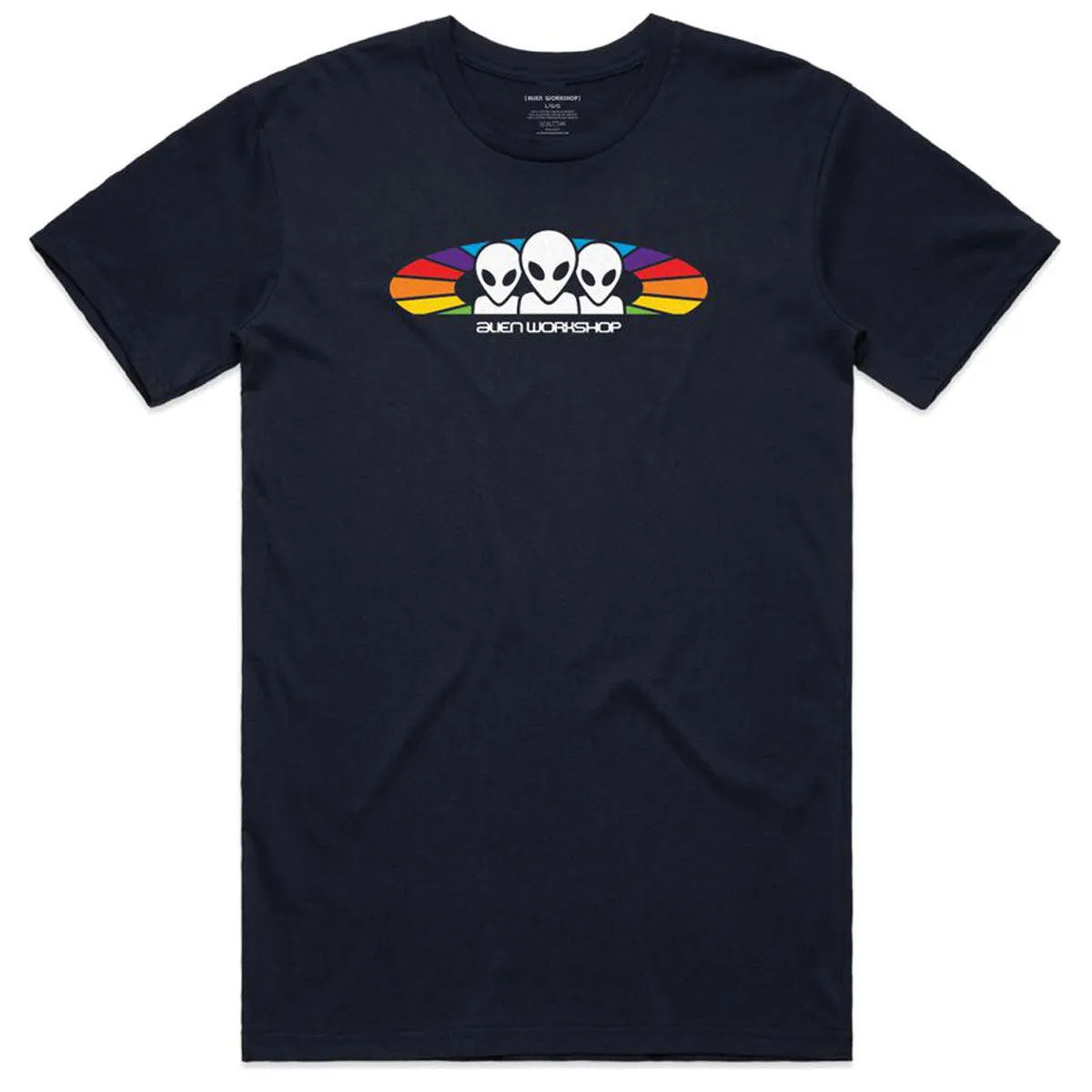 Vegan Alien Workshop Spectrum T-Shirt - Navy Pokmon