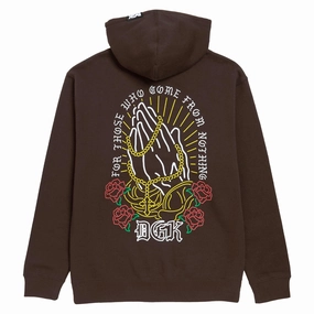 Vegan DGK Deus Hoodie - Brown Chef Wear