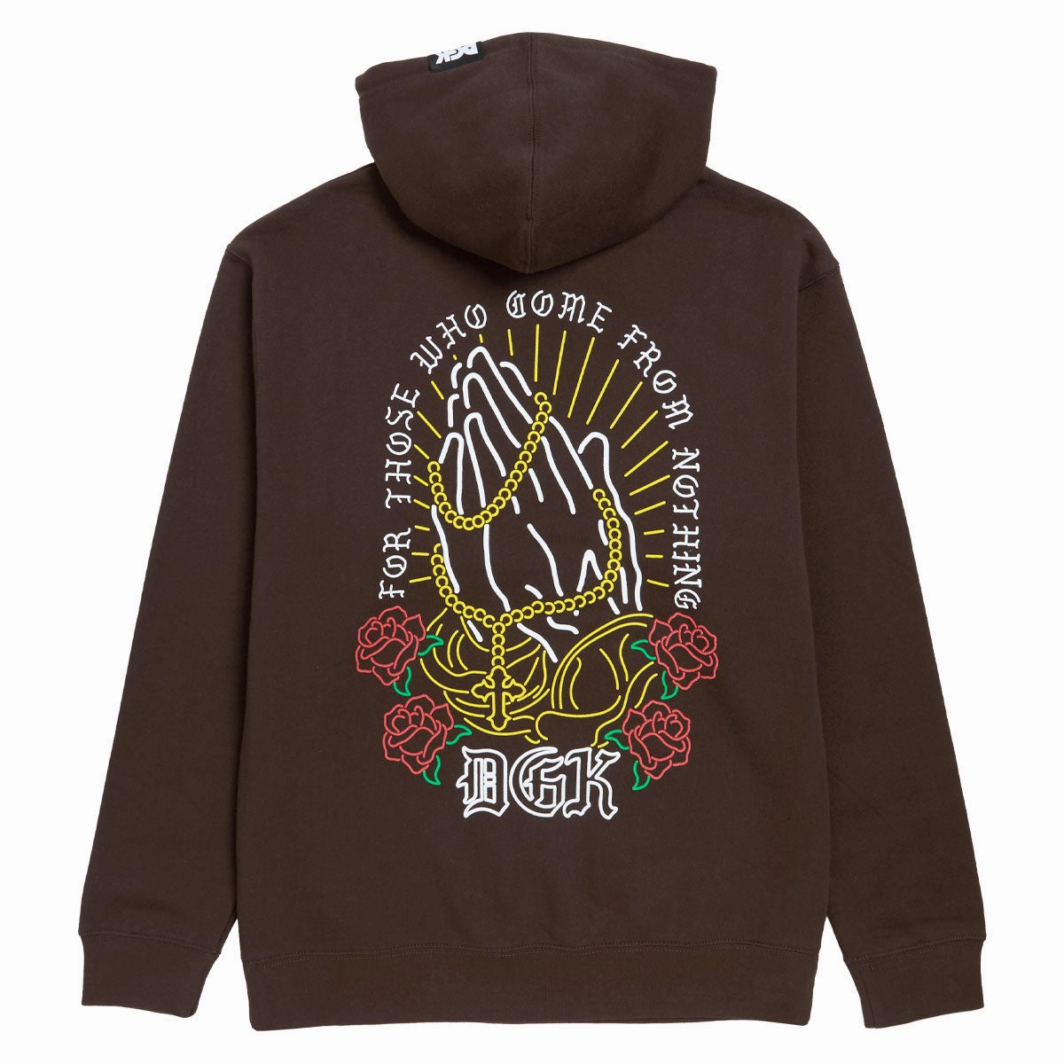 Vegan DGK Deus Hoodie - Brown Chef Wear
