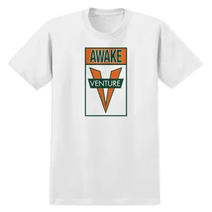 Venture Awake T-Shirt - White/Green/Orange Boat Accessories Skin Care