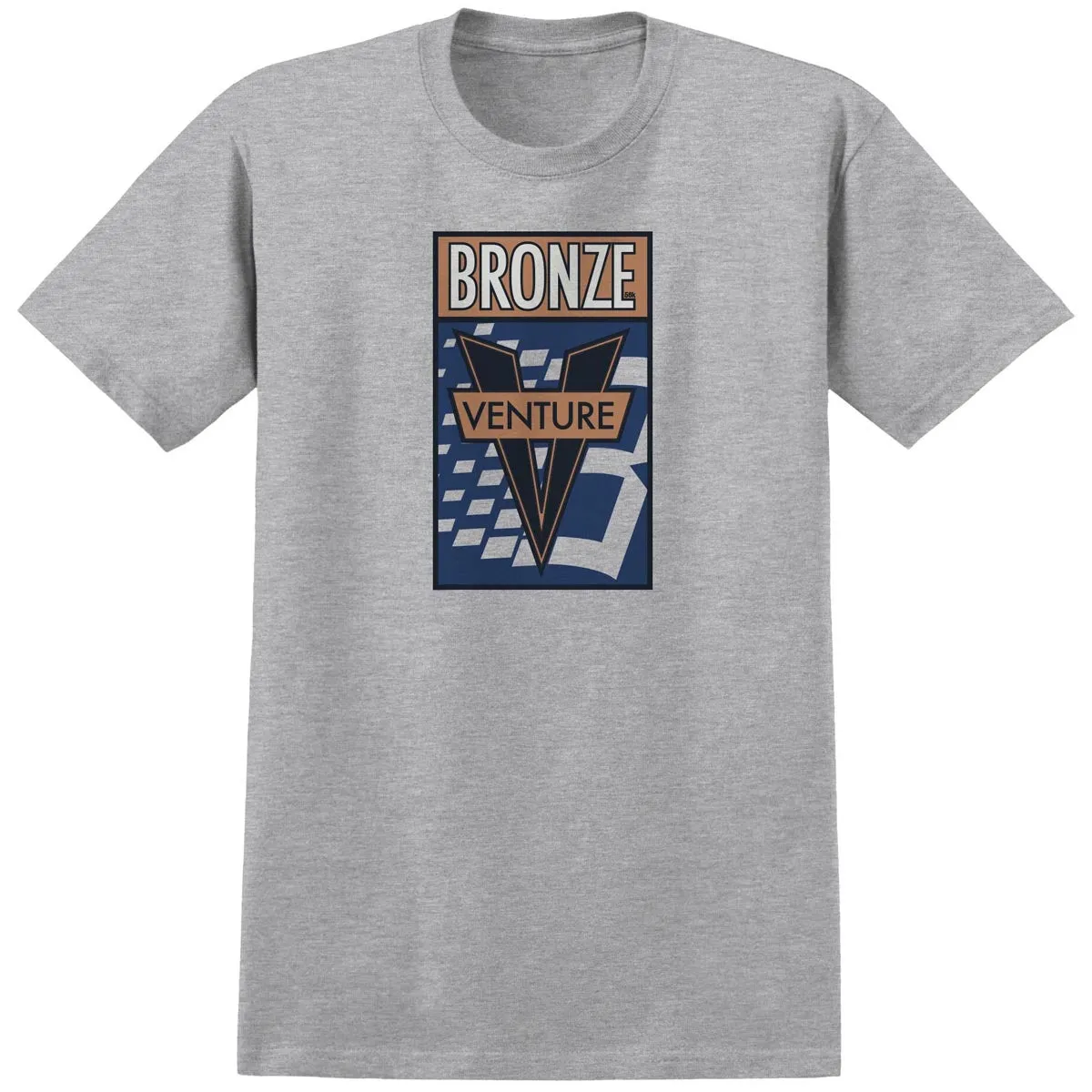 Venture x Bronze Awake T-Shirt - Heather Grey Vitamins Cards