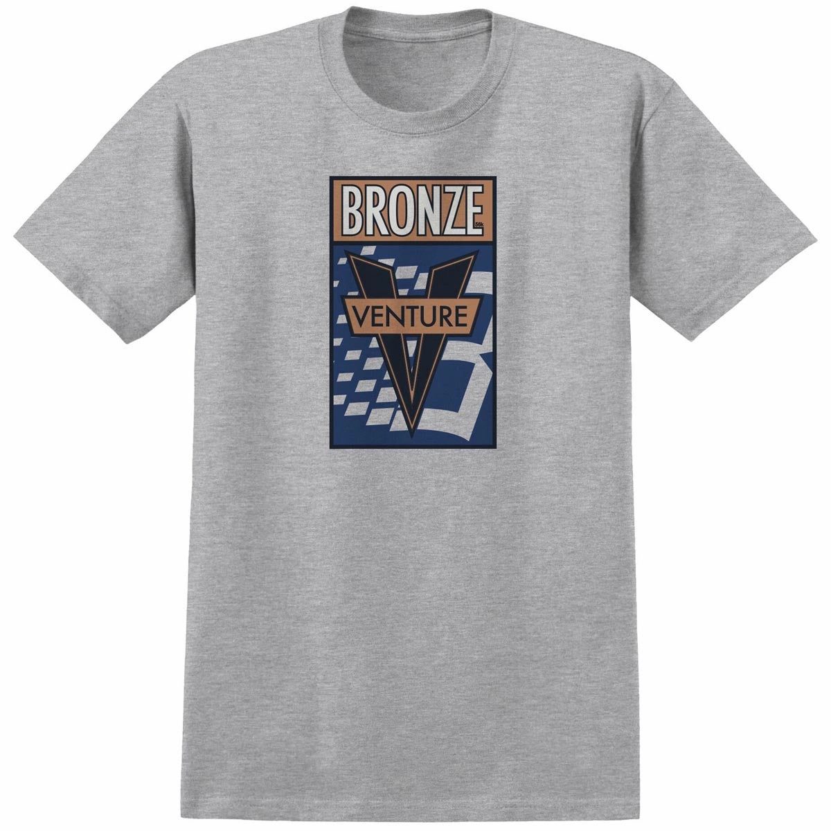 Venture x Bronze Awake T-Shirt - Heather Grey Vitamins Cards