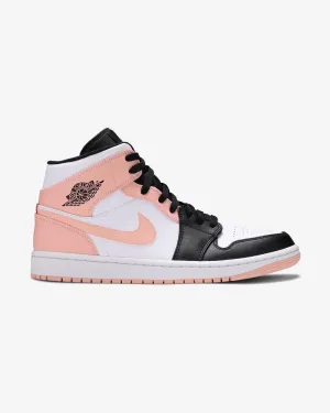 Light Step NIKE AIR JORDAN 1 MID CRIMSON TINT TOE