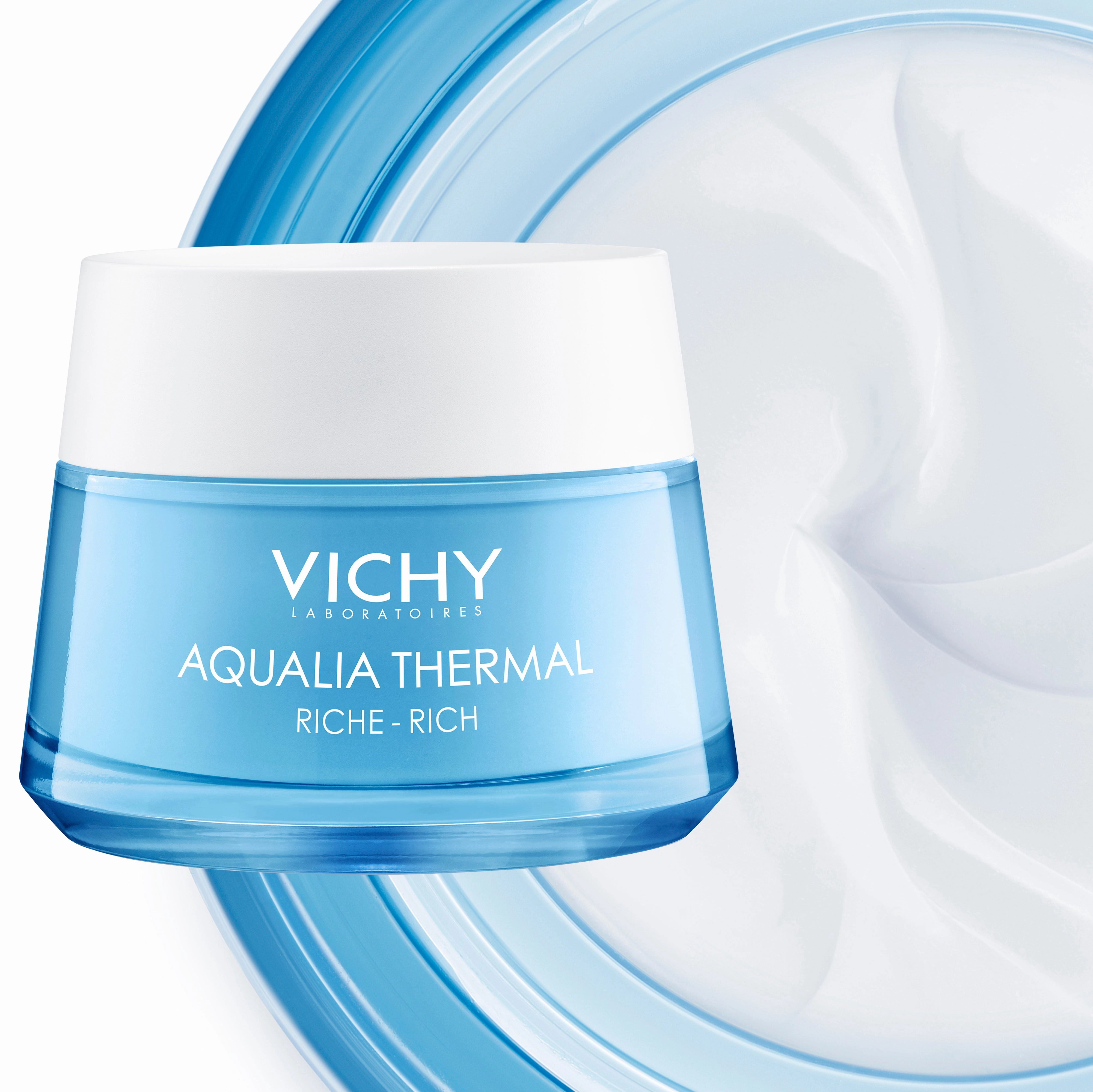 Vichy Aqualia Thermal Face Moisturizing Rich Cream for Dry Skin 50ml