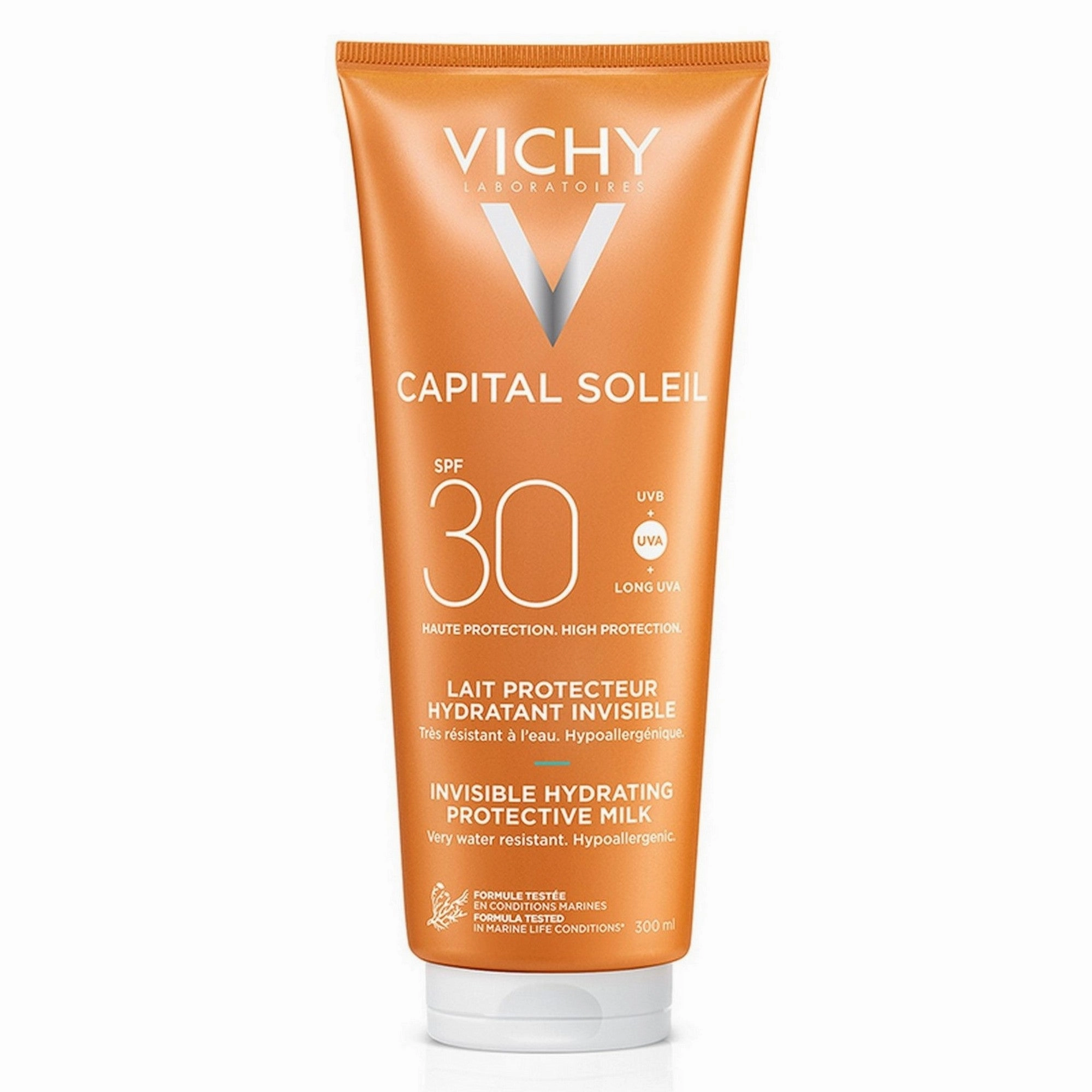 Vichy Capital Soleil Beach Protect Fresh Hydrating Face & Body Milk SPF 30 300ml