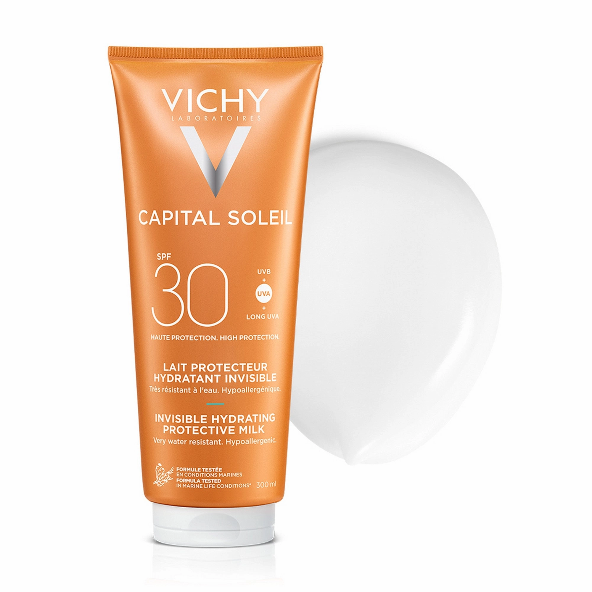 Vichy Capital Soleil Beach Protect Fresh Hydrating Face & Body Milk SPF 30 300ml