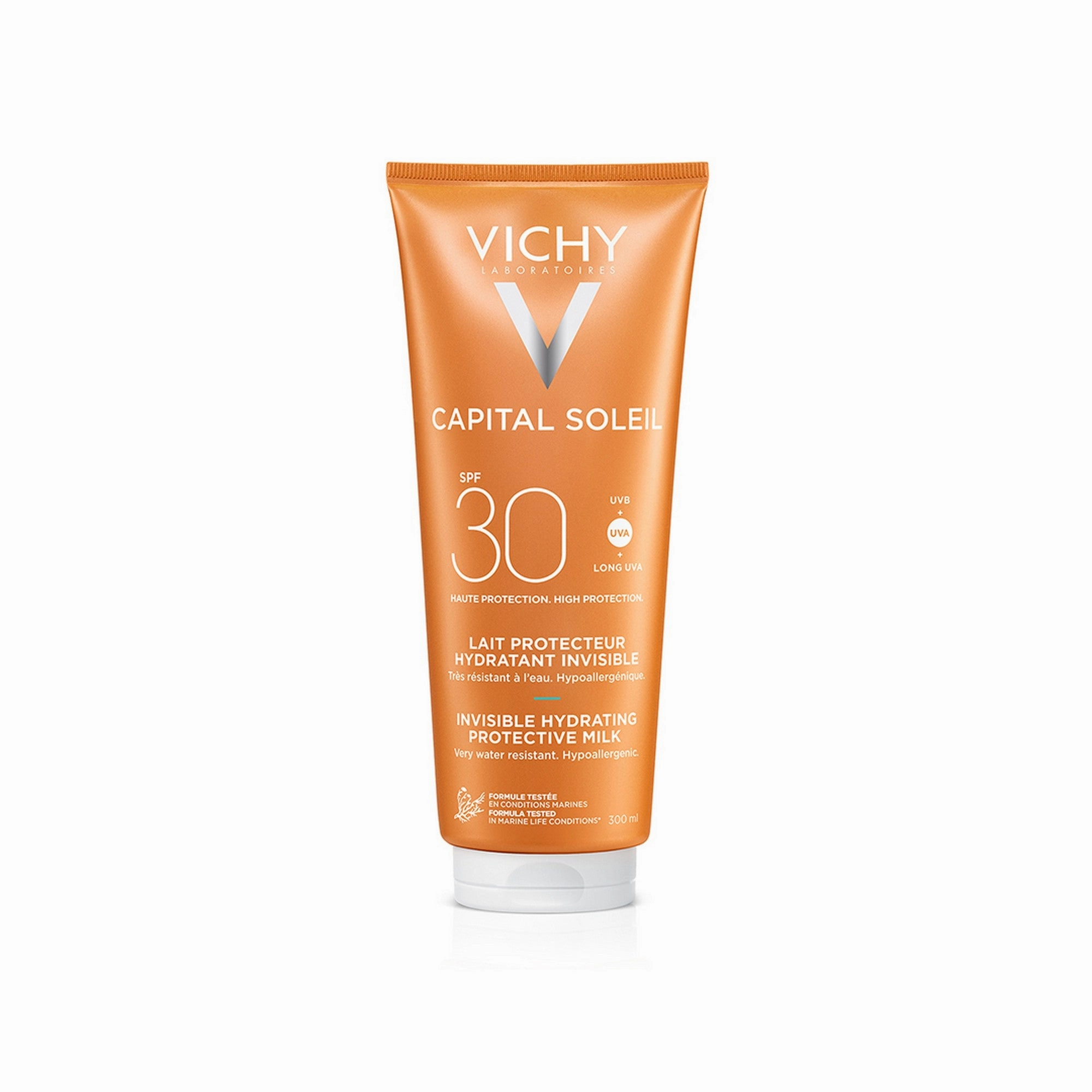 Vichy Capital Soleil Beach Protect Fresh Hydrating Face & Body Milk SPF 30 300ml