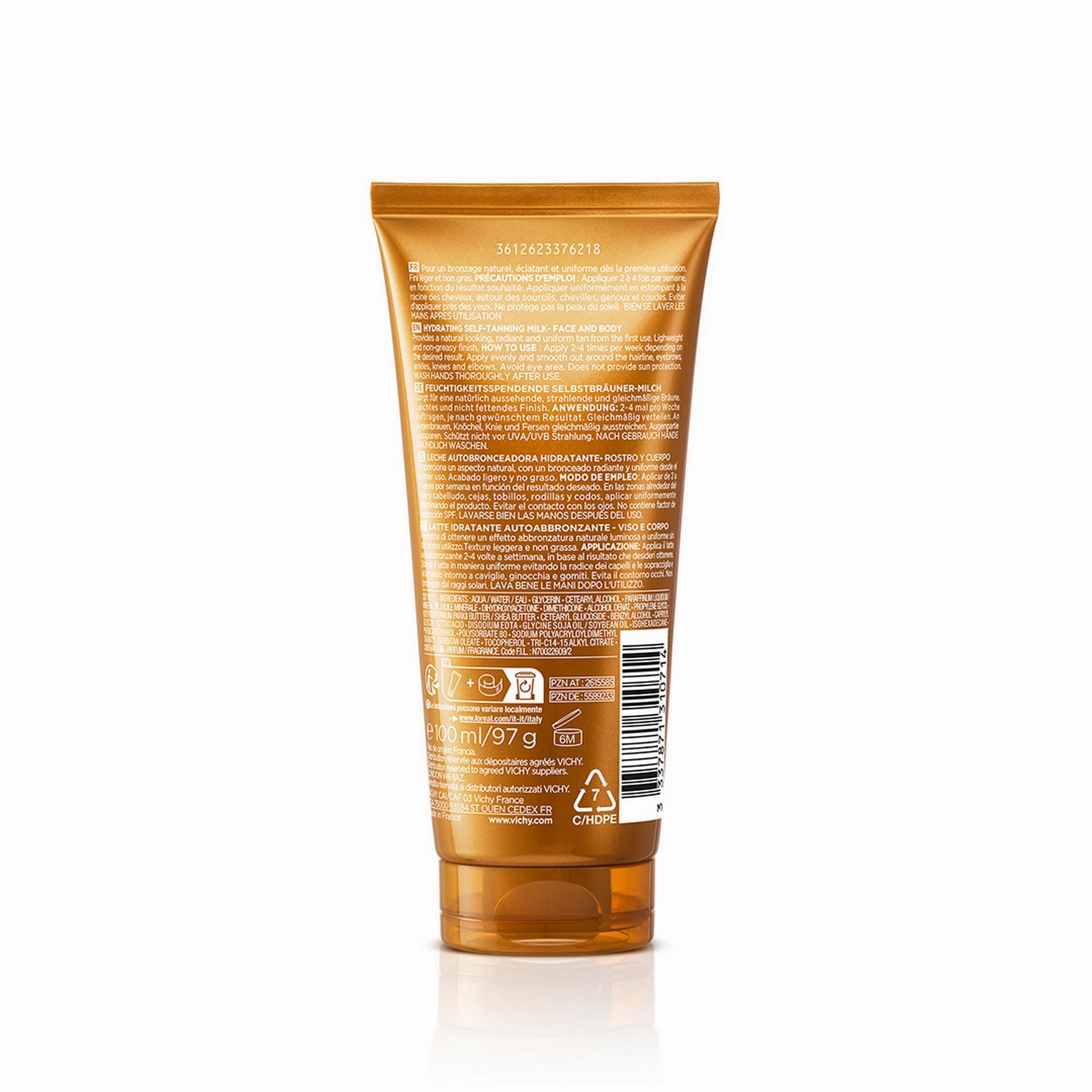 Vichy Capital Soleil Hydra-Bronzing Self-Tanning Milk Face & Body 100ml