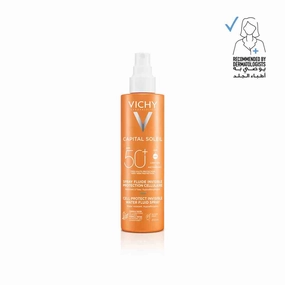 Vichy Capital Soleil Invisible Fluid Sunscreen Spray SPF50  for Face and Body 200ML