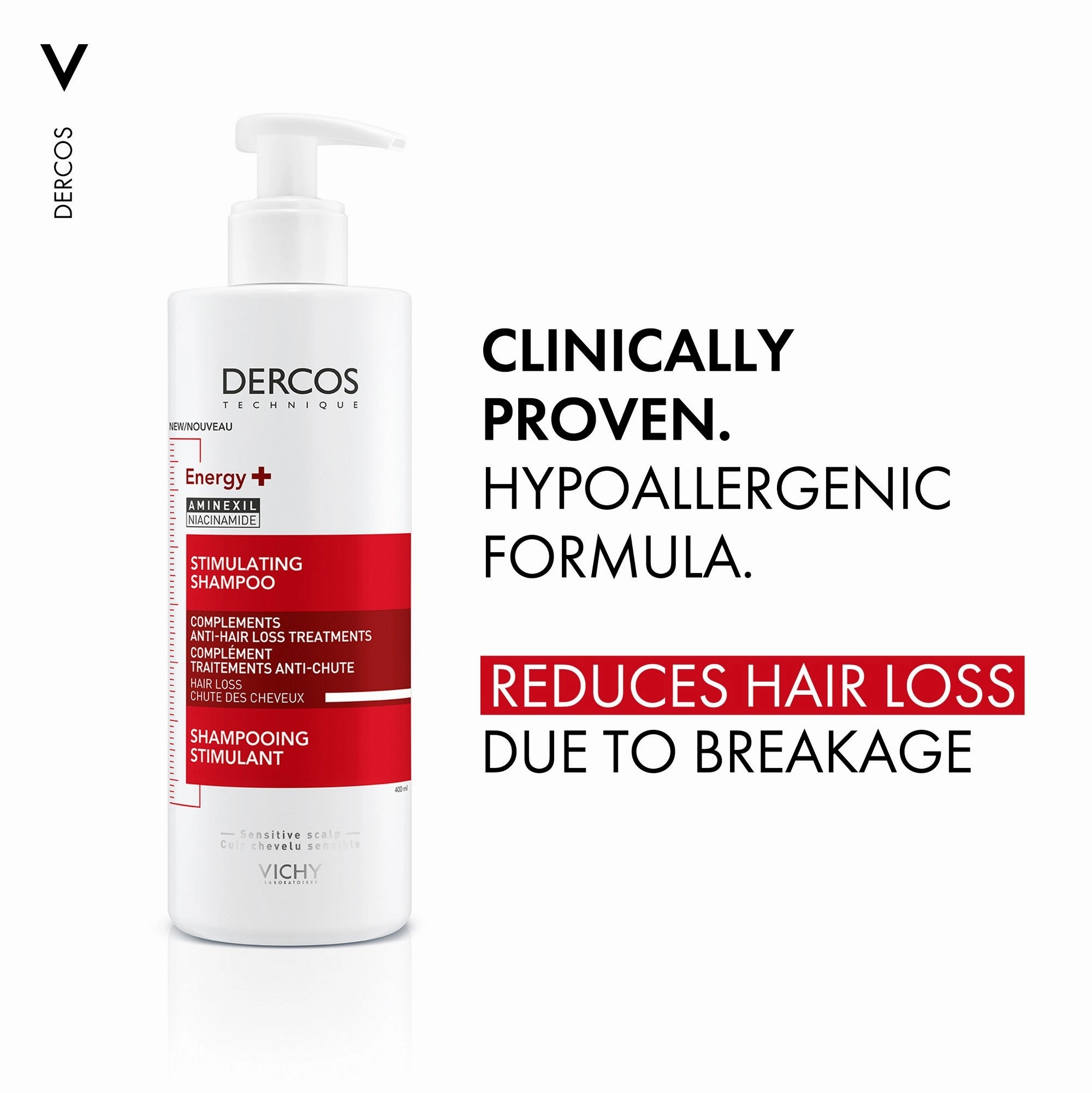 Vichy Dercos Energy Plus Shampoo 400ml