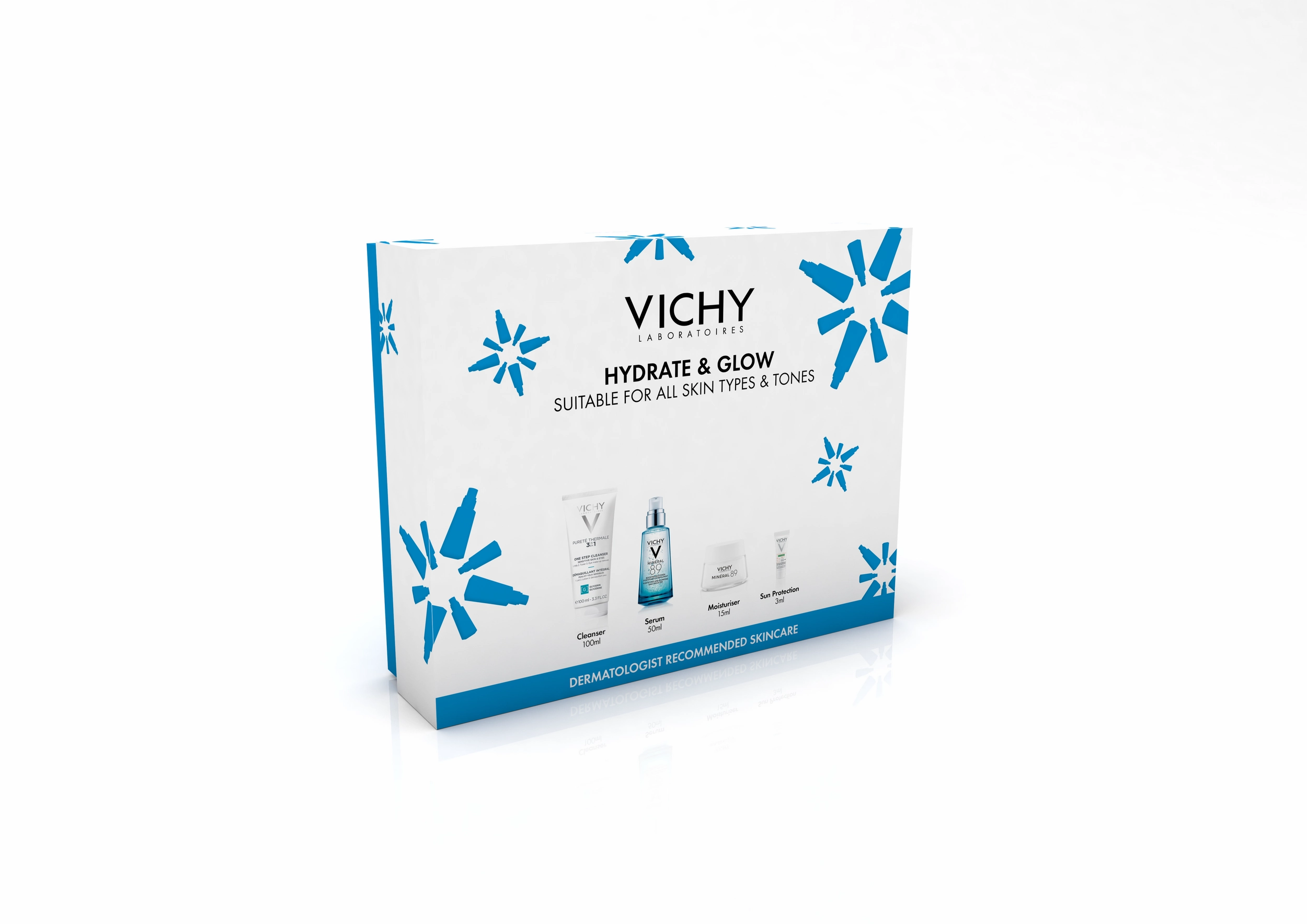 Vichy Hydrate & Glow Skincare Routine Serum Set