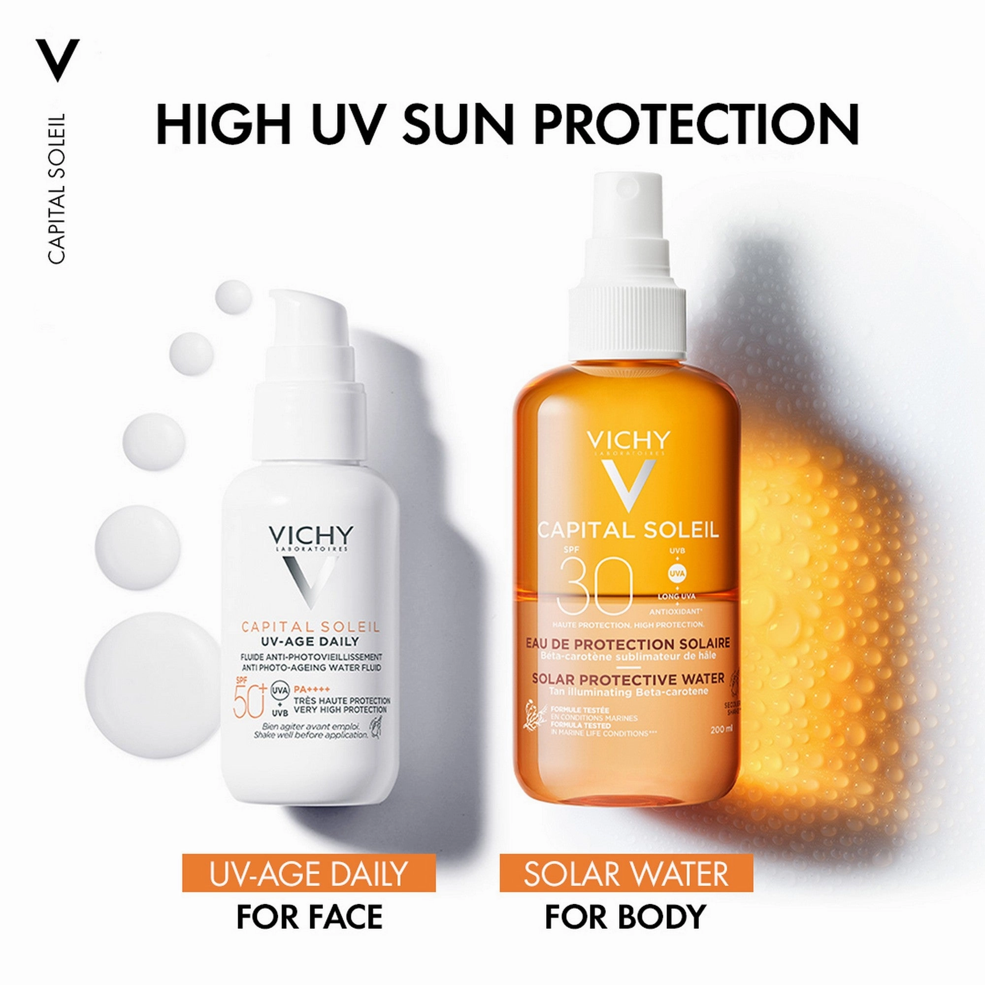 Vichy Ideal Soleil Solar Protecting Water Bronzing Tan SPF30 - 200ml