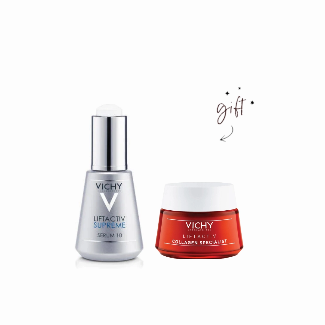 Vichy Liftactiv Hyaluronic Acid Serum Bundle   Gift