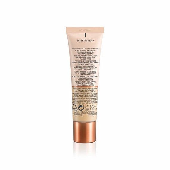 Vichy Mineralblend Foundation 01 Clay 30Ml