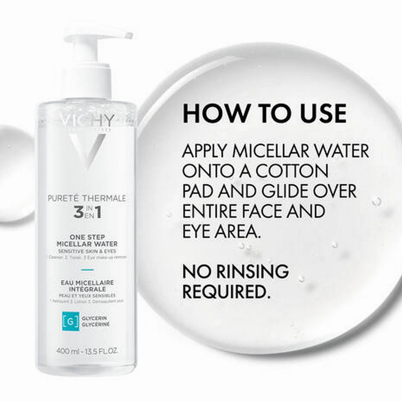 Vichy Purete Thermale Mineral Micellar Water 400ml