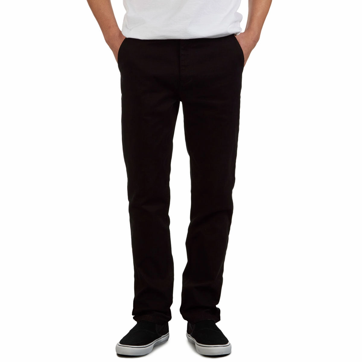 Video Editing CCS Slim Stretch Chino Pants - Black Tape