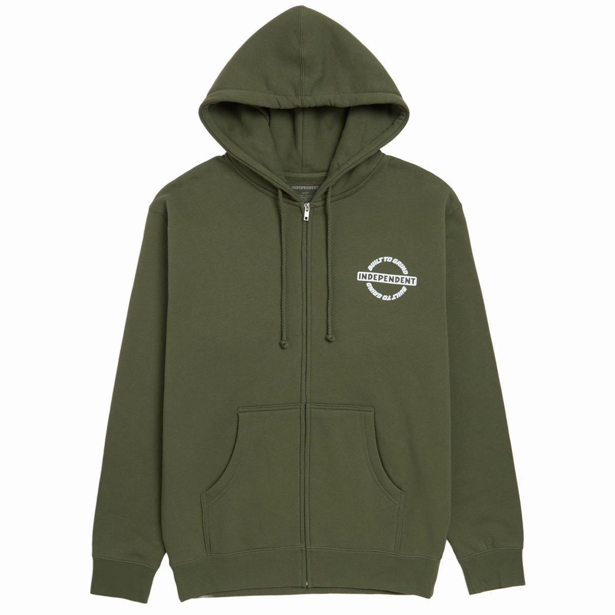 Video Games Independent Bar-rier Zip Hoodie - Army Apps