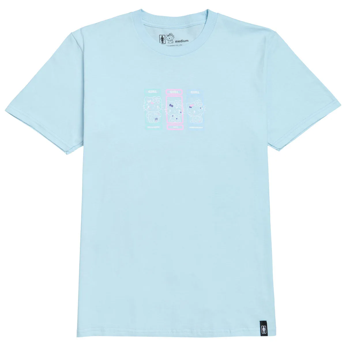 Vintage-Inspired Girl x Hello Kitty Squad T-Shirt - Powder Blue Women's Grooming