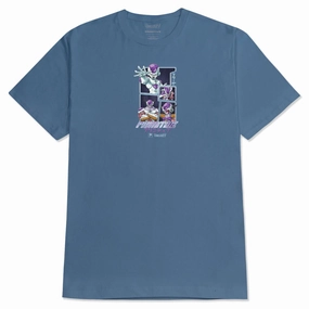 Vintage-Inspired Primitive x Dragon Ball Z Frieza Forms T-Shirt - Slate Gluten-Free