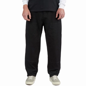 Vinyl Records CCS 4x4 Reinforced Baggy Taper Denim Jeans - Black Women's Grooming
