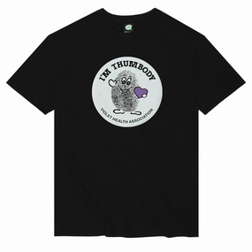 Violet I'm Thumbody T-Shirt - Black Auto Accessories Building Materials