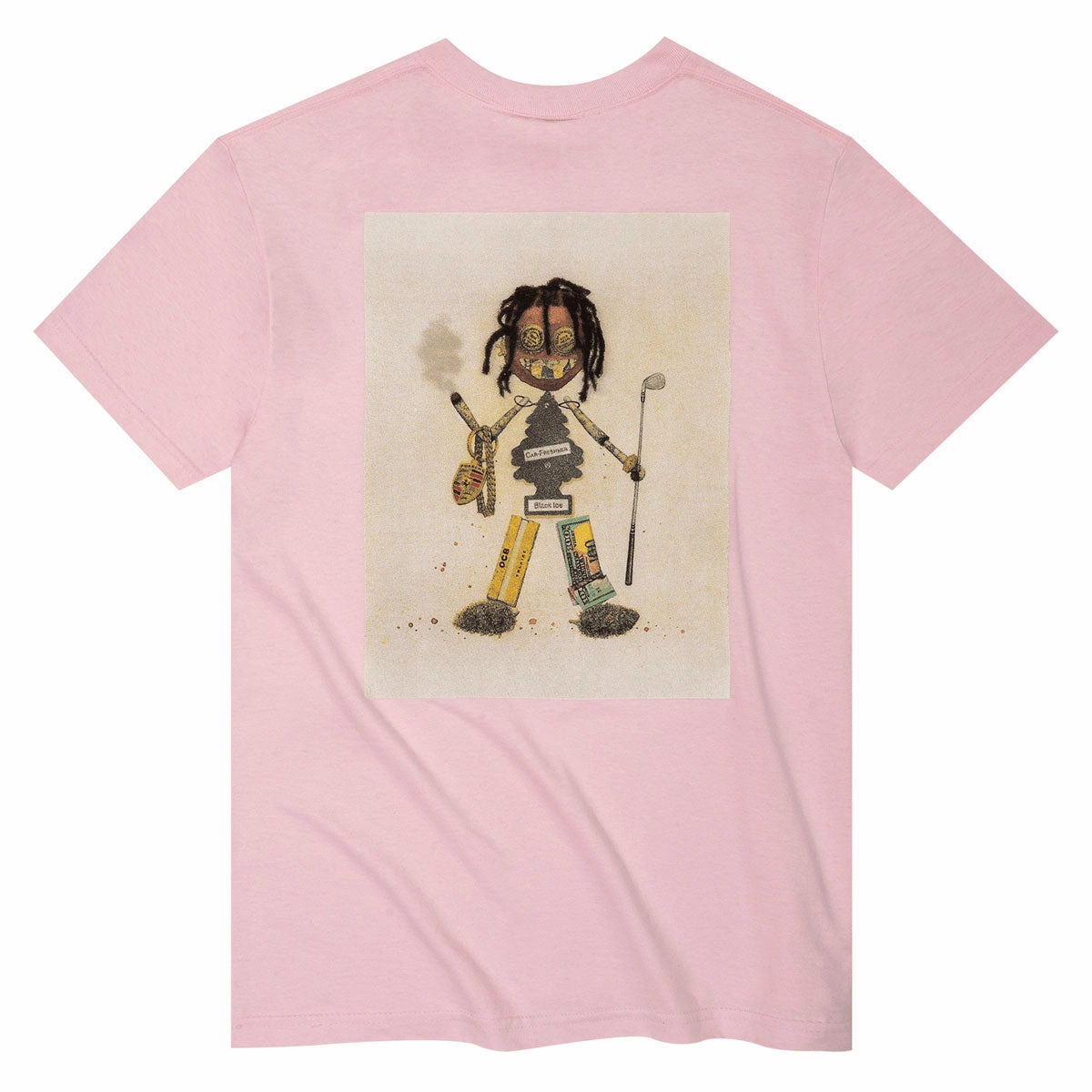 Violet Kader Trash Doll T-Shirt - Pink Casual Wear Upcycled Fashion