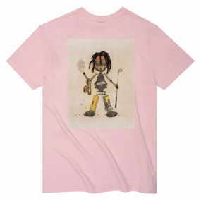 Violet Kader Trash Doll T-Shirt - Pink Casual Wear Upcycled Fashion