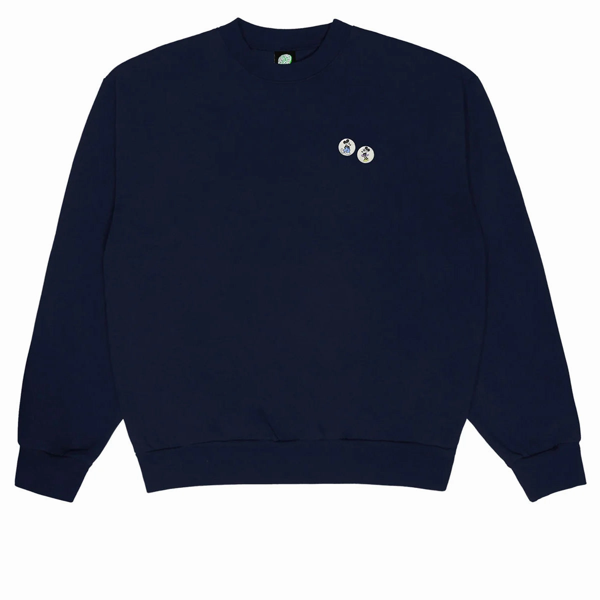 Violet Mickey Loves Minnie Crew Sweatshirt - Navy Cleaning Services Auto Accessories