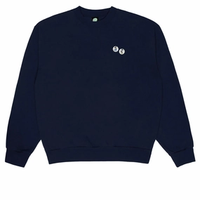 Violet Mickey Loves Minnie Crew Sweatshirt - Navy Cleaning Services Auto Accessories