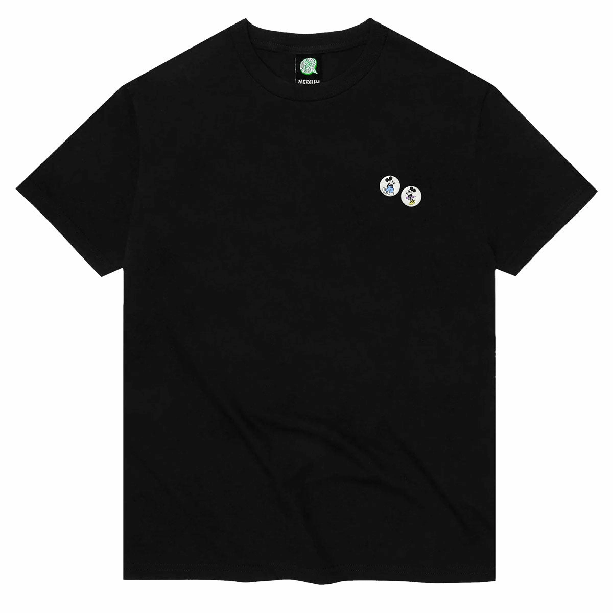 Violet Mickey Loves Minnie T-Shirt - Black Clothing Line Groceries