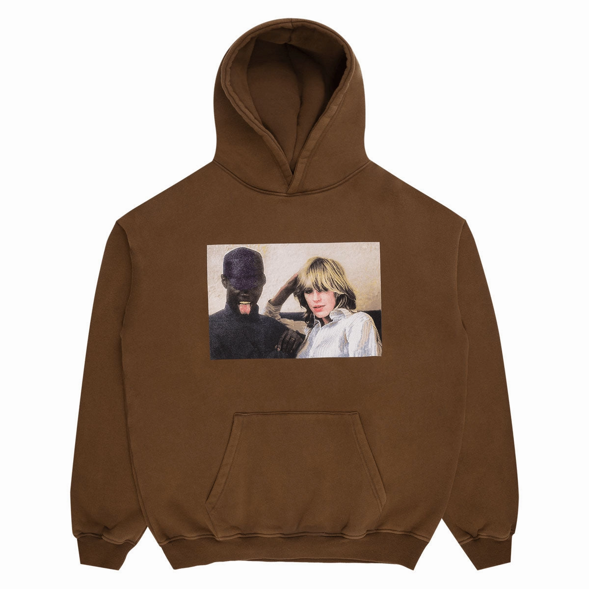 Violet On A Violet High Hoodie - Brown Jewelry Belts