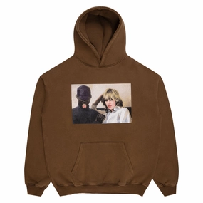 Violet On A Violet High Hoodie - Brown Jewelry Belts