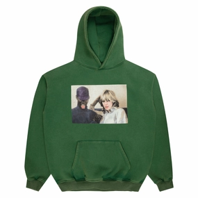 Violet On A Violet High Hoodie - Green Feminine Care Music